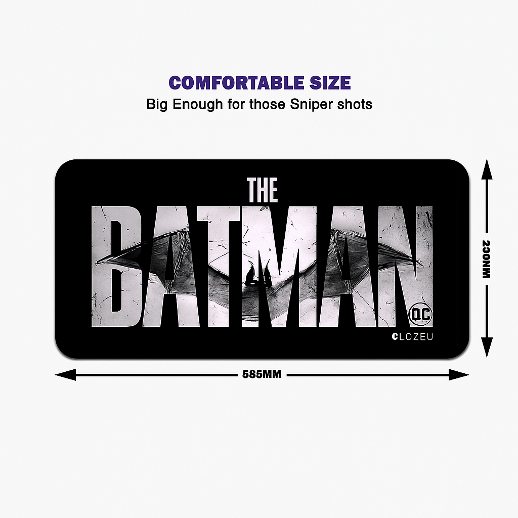 Batman Desk Mat – Black Edition