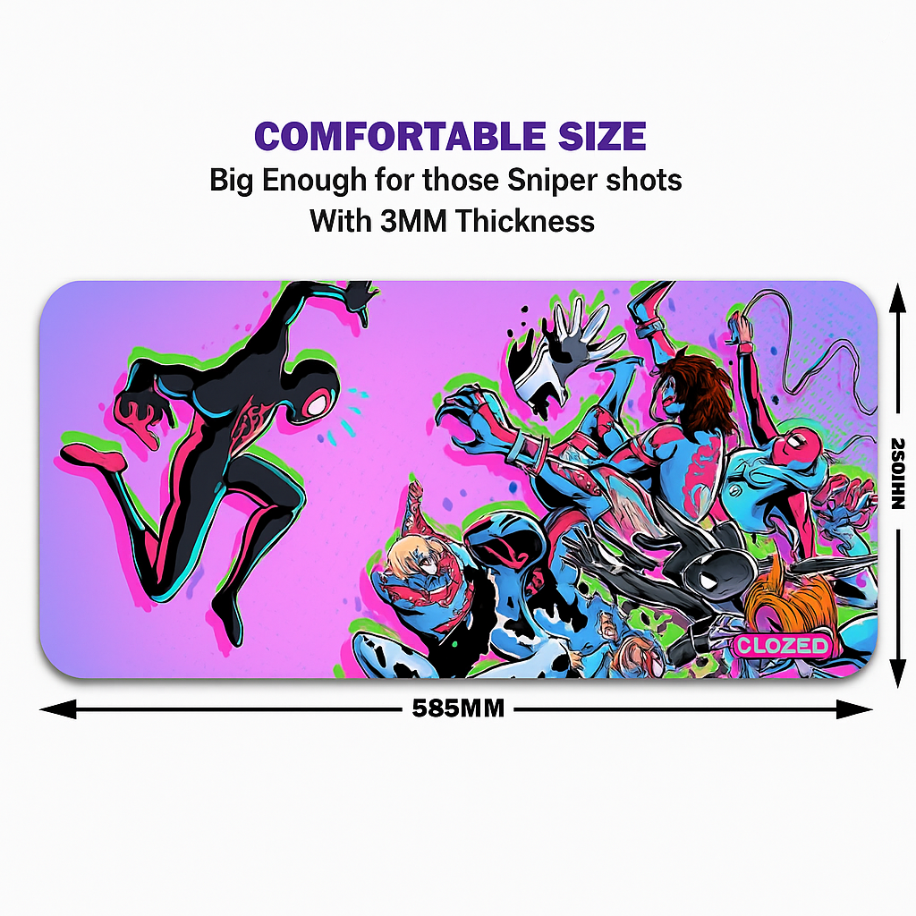 Miles Morales Spider-Man Desk Pad – Vibrant Superhero Design