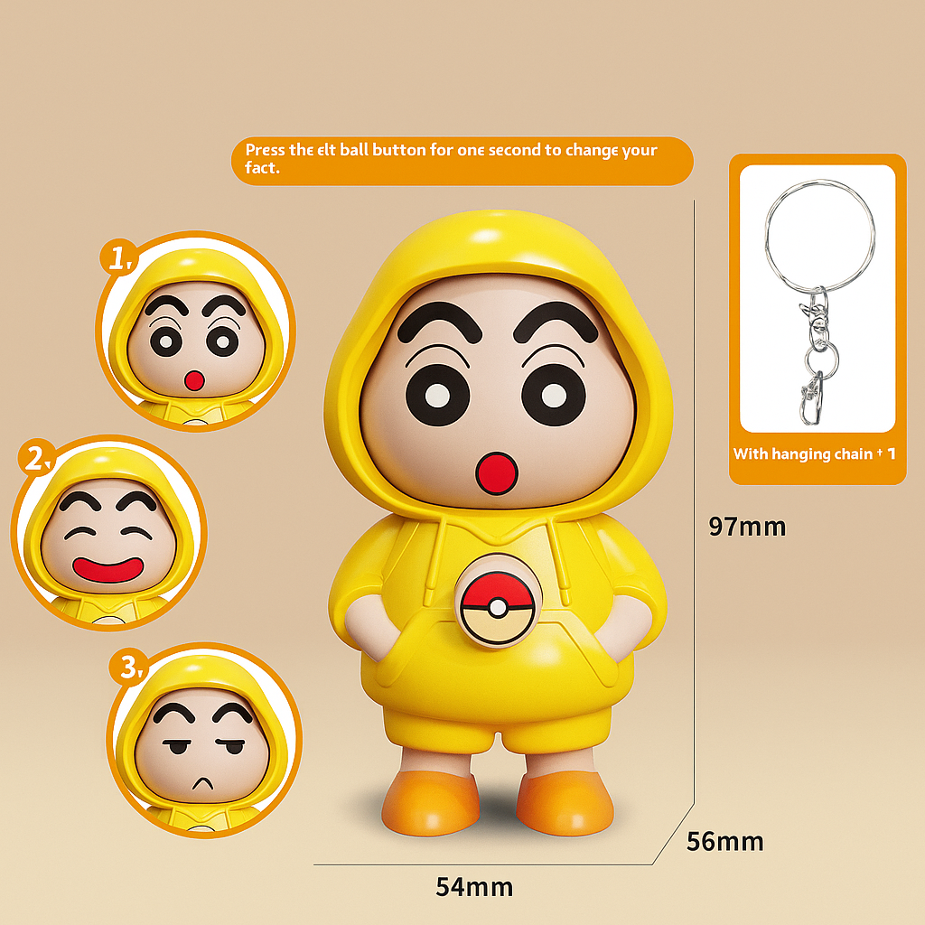 Face Changing Doll Key Holder