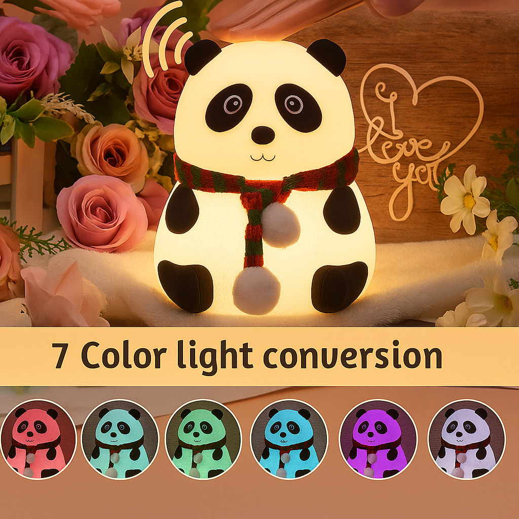 Cute Panda Room Decor Night Lamp