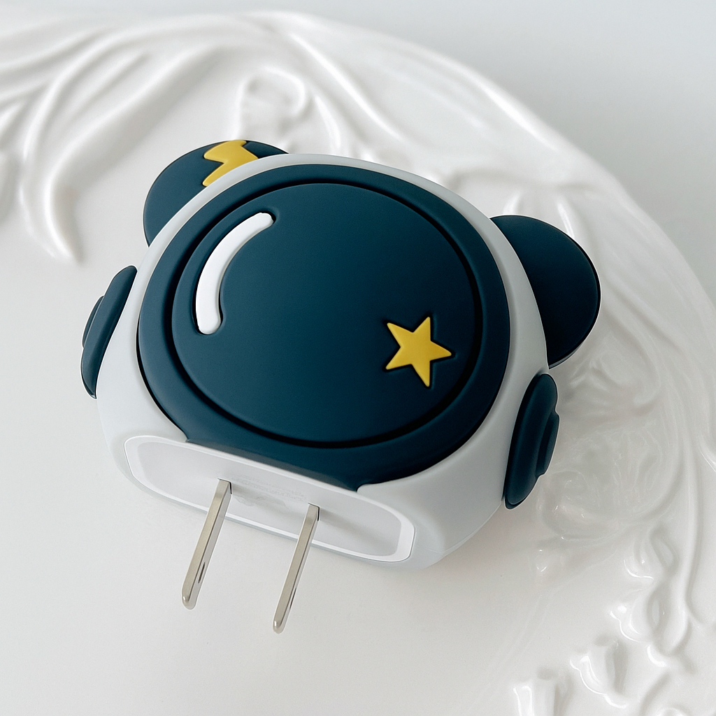 Protective case for 18W-20W iPhone Charger Adapter (Startbucks - Heart - Moonlight Edition)
