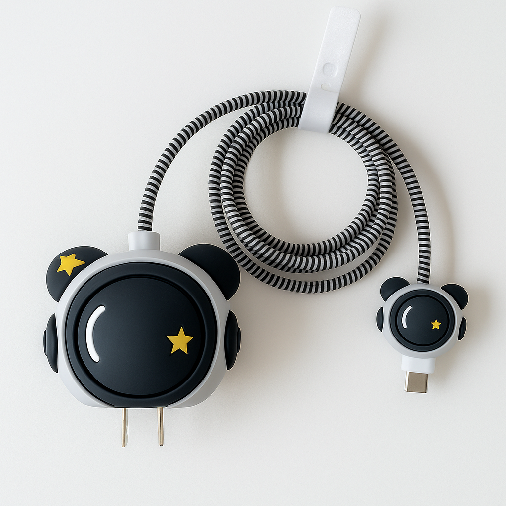 Protective case for 18W-20W iPhone Charger Adapter (Startbucks - Heart - Moonlight Edition)