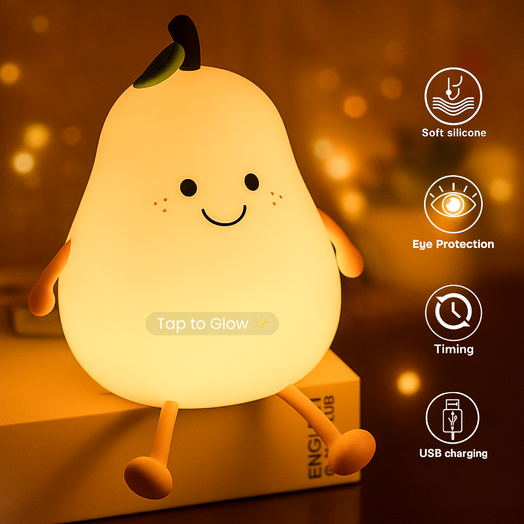 Pear Cute LED Nursery Nightlight Lamp